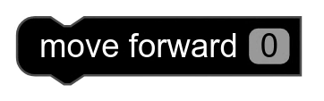 向前移动的块